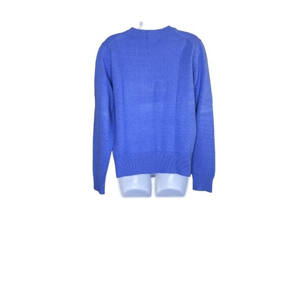 Banana Republic Womens Round Neck Pullover Sweater Blue Long Sleeve Size Large - Picture 5 of 6